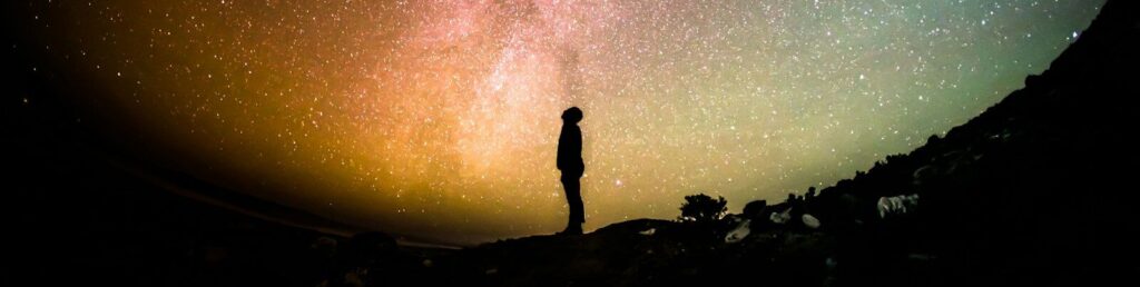 silhouette photography of person