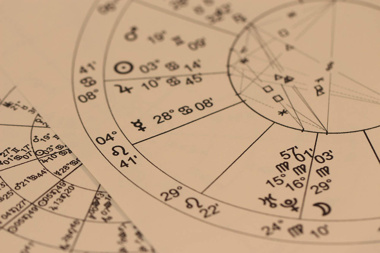 astrology, divination, chart