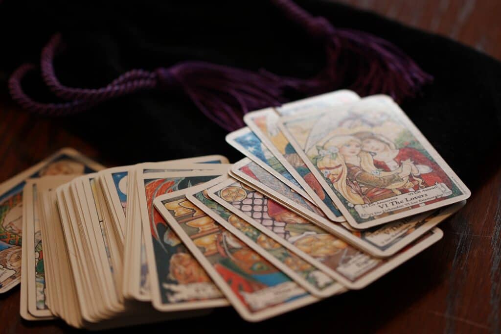 tarot, cards, magic, birth chart