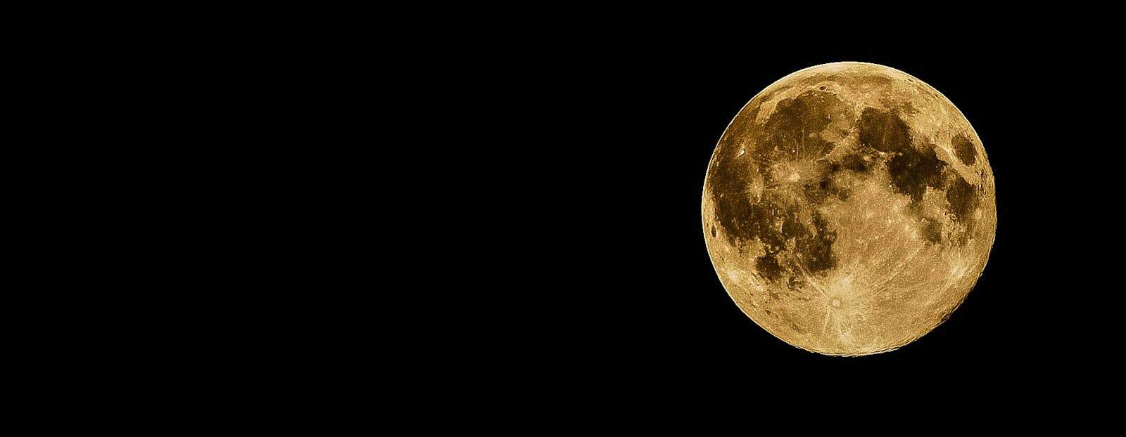 Moon signs, astrology, zodiac, horoscope, astrology, A vivid full moon against a dark, starless night sky, perfect for backgrounds.