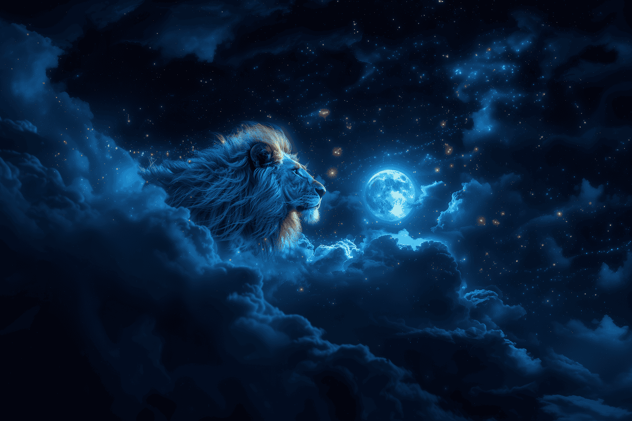 Astrology, Zodiac, Horoscope, leo, astrology, moon, night, magic, pagan, paganism, nature, lion