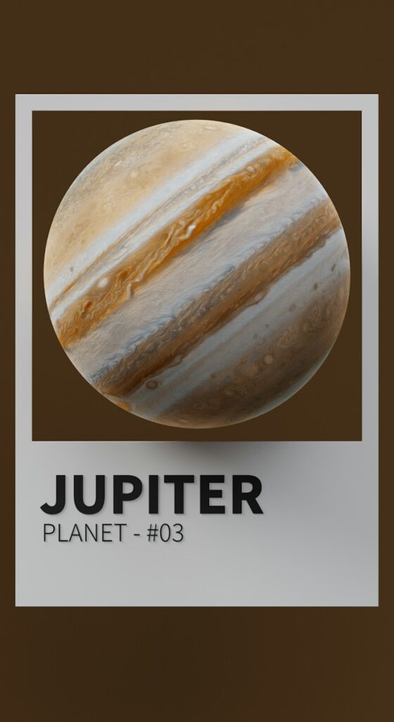 a picture of a planet with the name jupiter on it