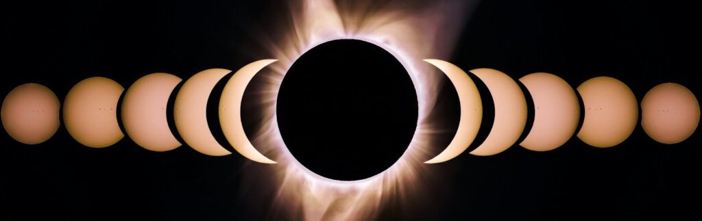 solar eclipse 3D wallpaper